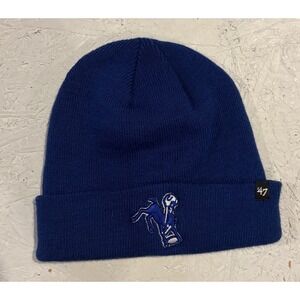 '47 Indianapolis Colts Throwback Logo Hometown Brain Cuffed Knit Beanie